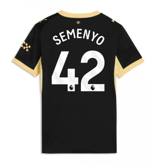 Manchester City Antoine Semenyo #42 Vieraspaita Naisten 2026-27 Lyhythihainen Manchester City Antoine Semenyo #42 Vieraspaita Naisten 2026-27 Lyhythihainen